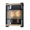 Maxim Lighting Boundry 2-Light " Wide Black / Barn Wood / Antique Brass Wall Sconce 27562BKBWAB - alternate 1